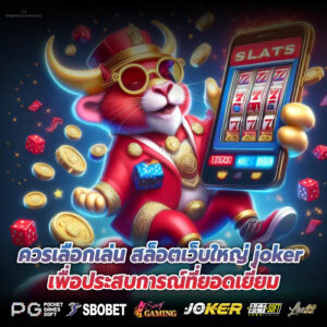 ควรเลือกเล่น สล็อตเว็บใหญ่ joker เพื่อประสบการณ์ที่ยอดเยี่ยม